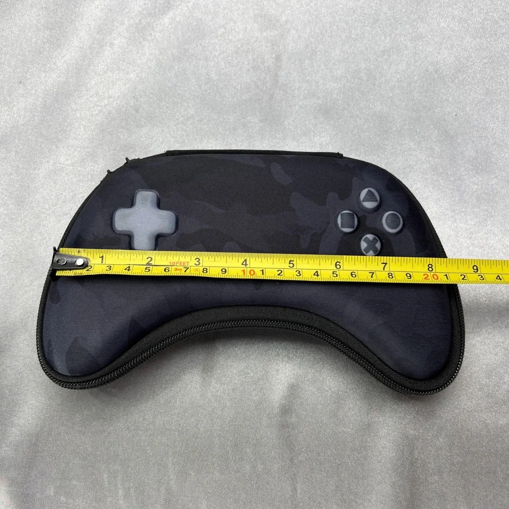 It's Academic Black Camo Video Game Controller Shaped Pencil Case Storage Pouch